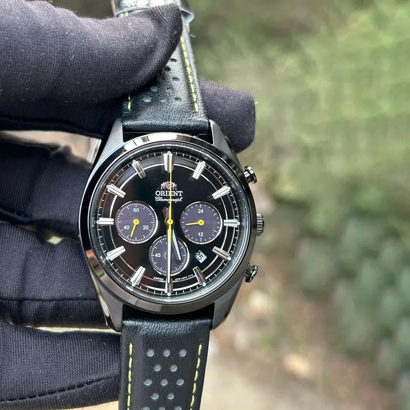 Orient Contemporary Solar Limited Edition Black Dial Men's Watch- RN-TX0307B